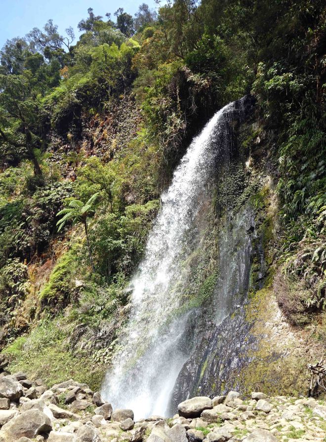 Cibeureum Waterfall, Gunung Gede Pangrangro National Park, Java 